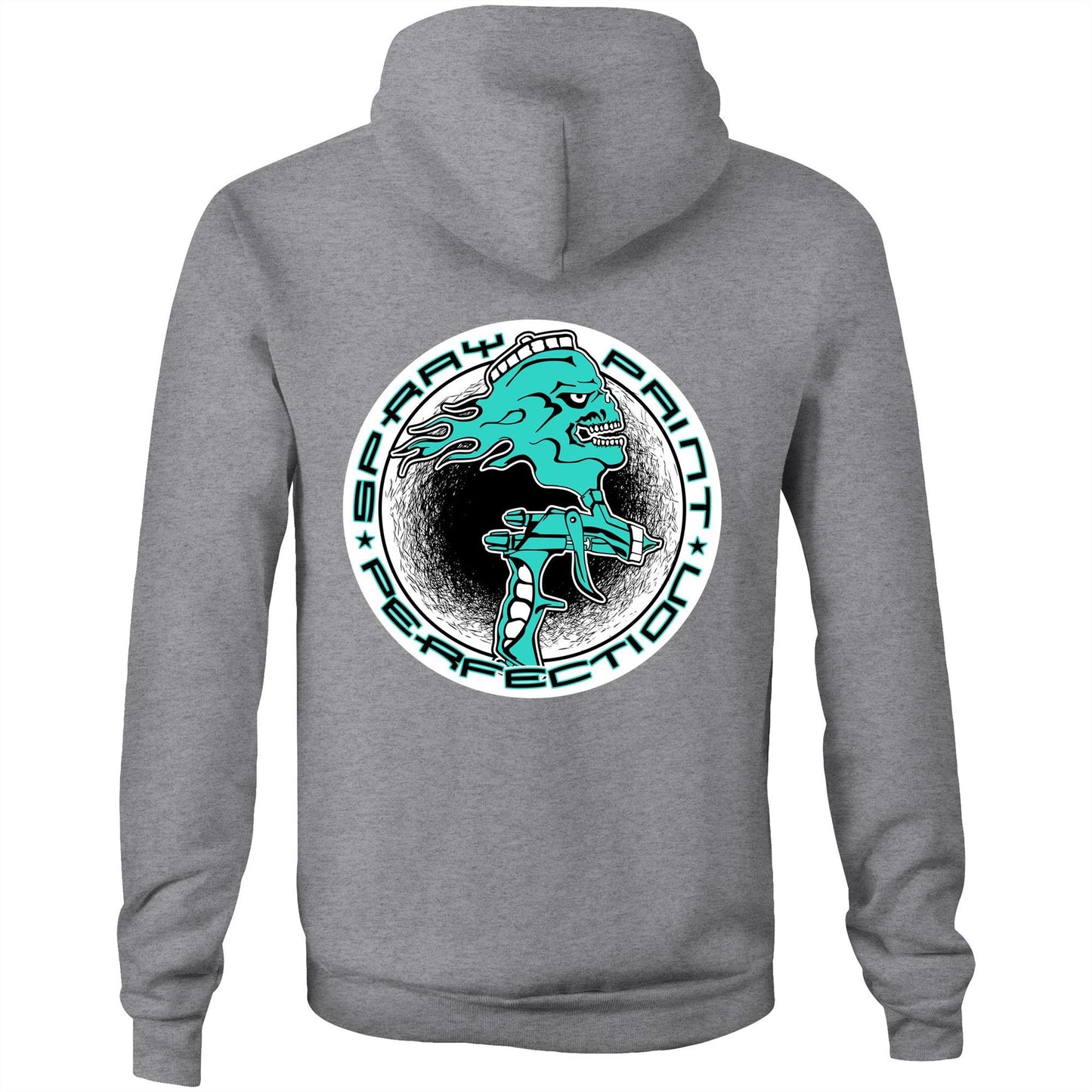 Spray Paint Perfection Double Logo AS Colour Stencil Pocket Hoodie