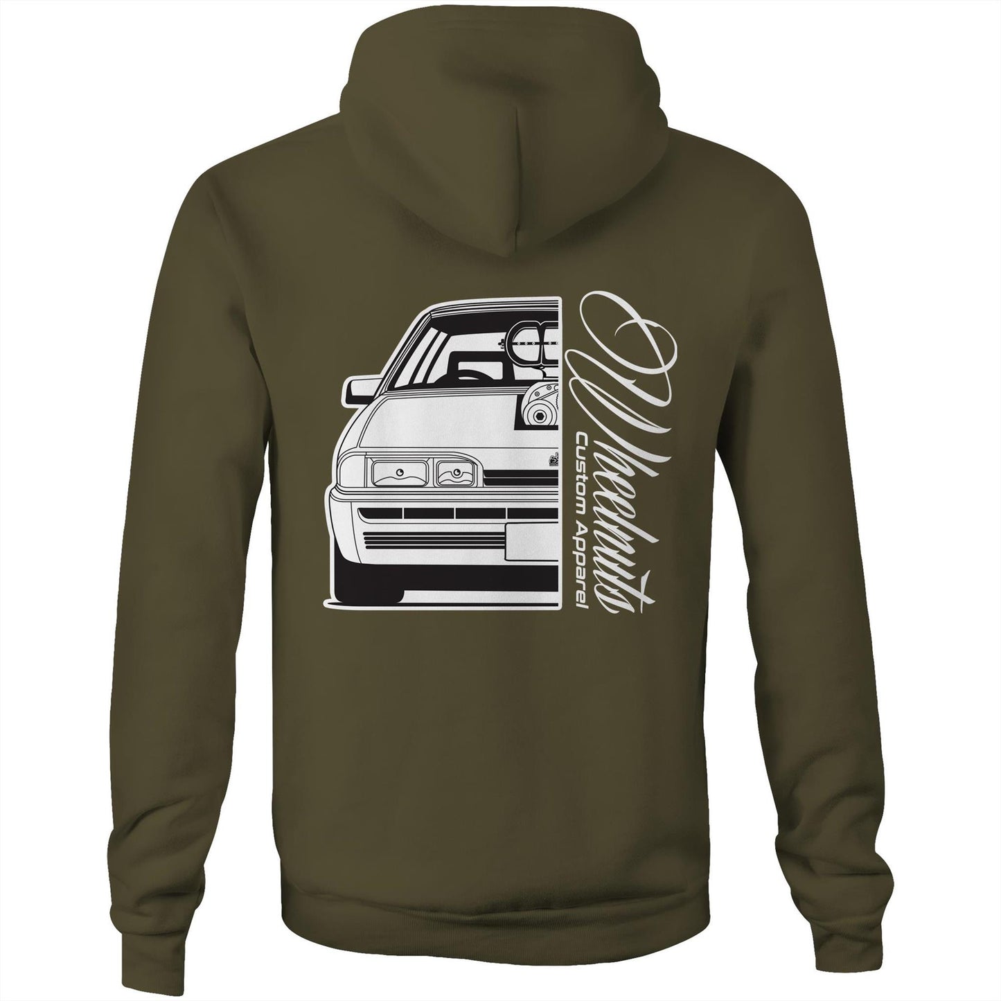 VL Blown AS Colour Stencil - Pocket Hoodie Sweatshirt