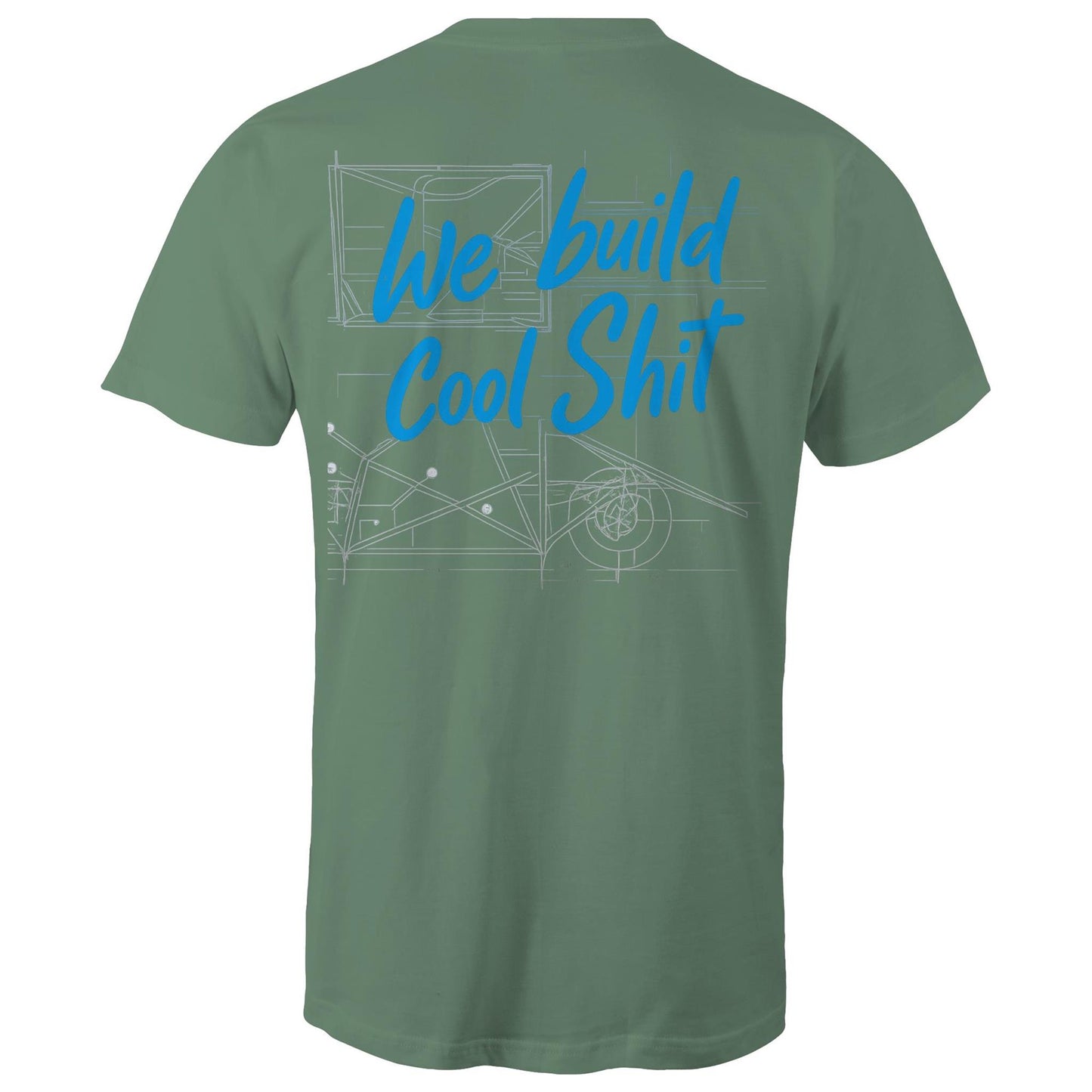 We Build Cool Shit AS Colour Mens T-Shirt