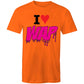 I Love WAP AS Colour - Mens T-Shirt
