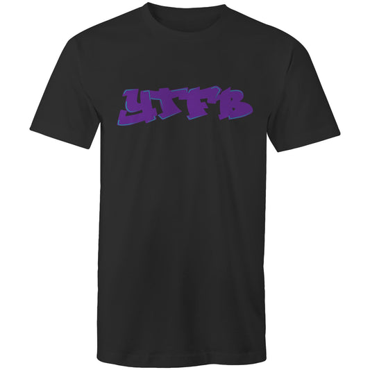 YTFB Graffiti Purple - Front Logo Tee