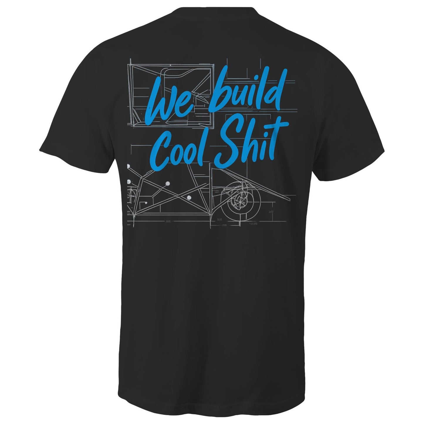 We Build Cool Shit AS Colour Mens T-Shirt