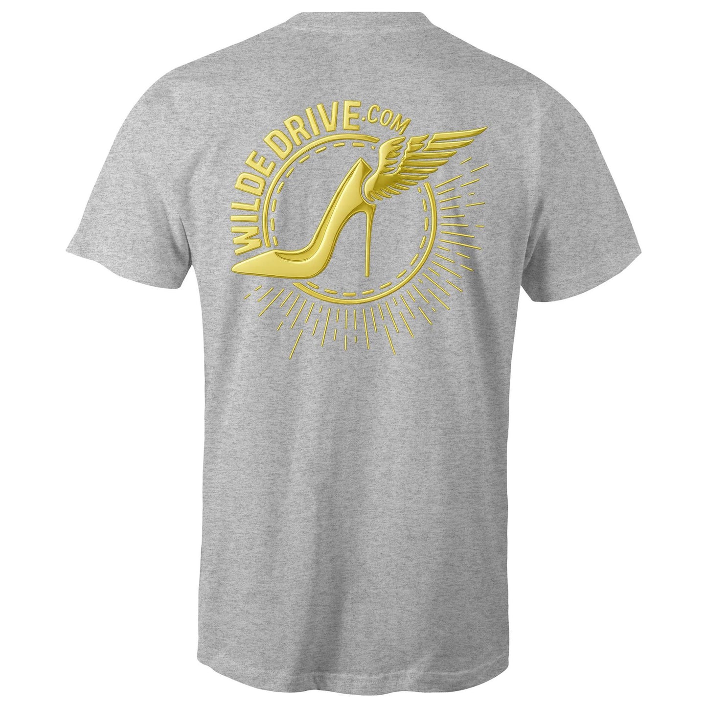WILDE DRIVE.COM  LIMITED EDITION GOLD CHROME AS Colour Mens T-Shirt