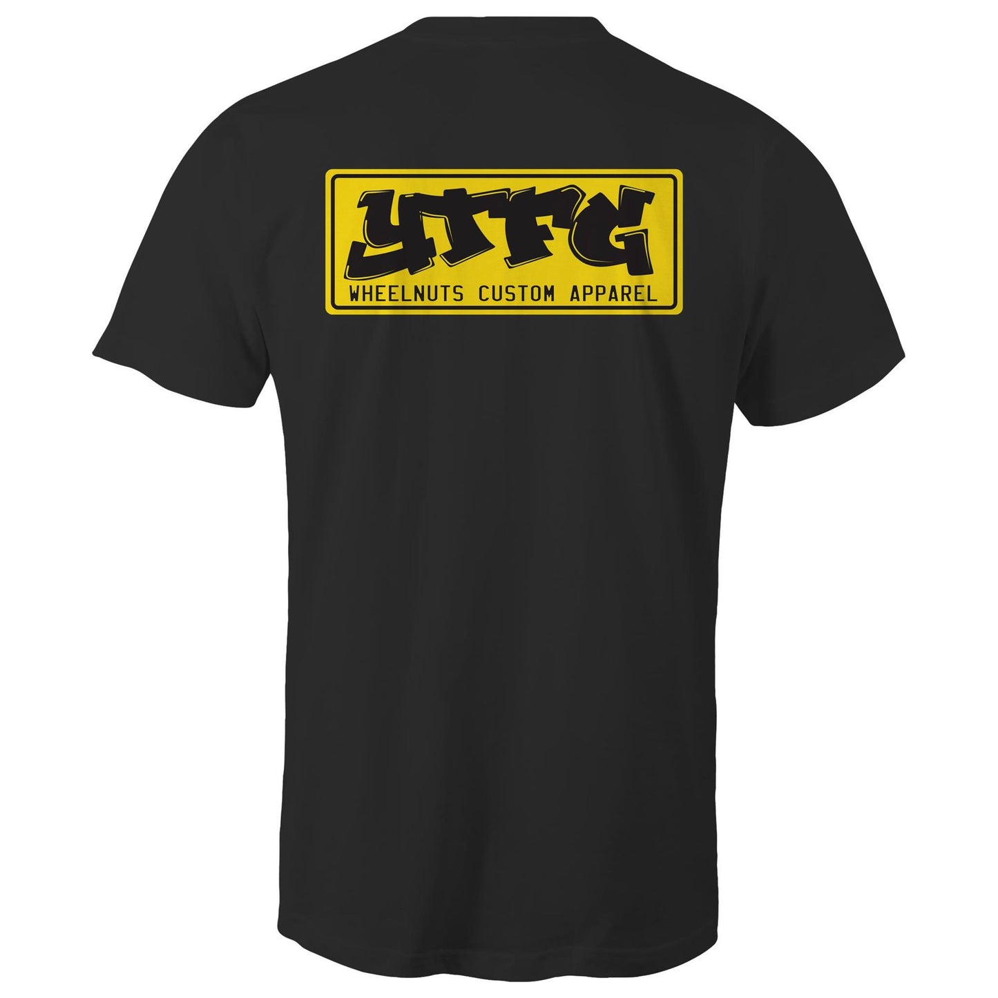 YTFB License Plate Graffiti - Double Logo Tee