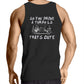 Thats Cute Barra Turbo WN Drag Logo Small AS Colour Mens Singlet Top