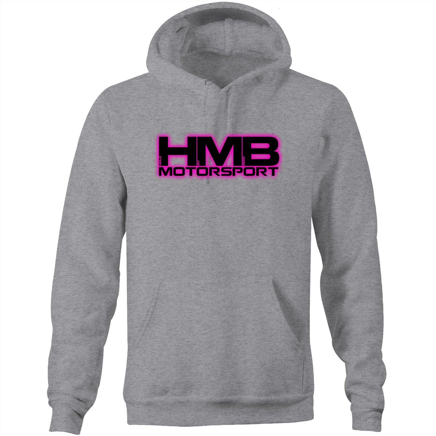 HMB Pink - AS Colour Stencil - Pocket Hoodie Sweatshirt