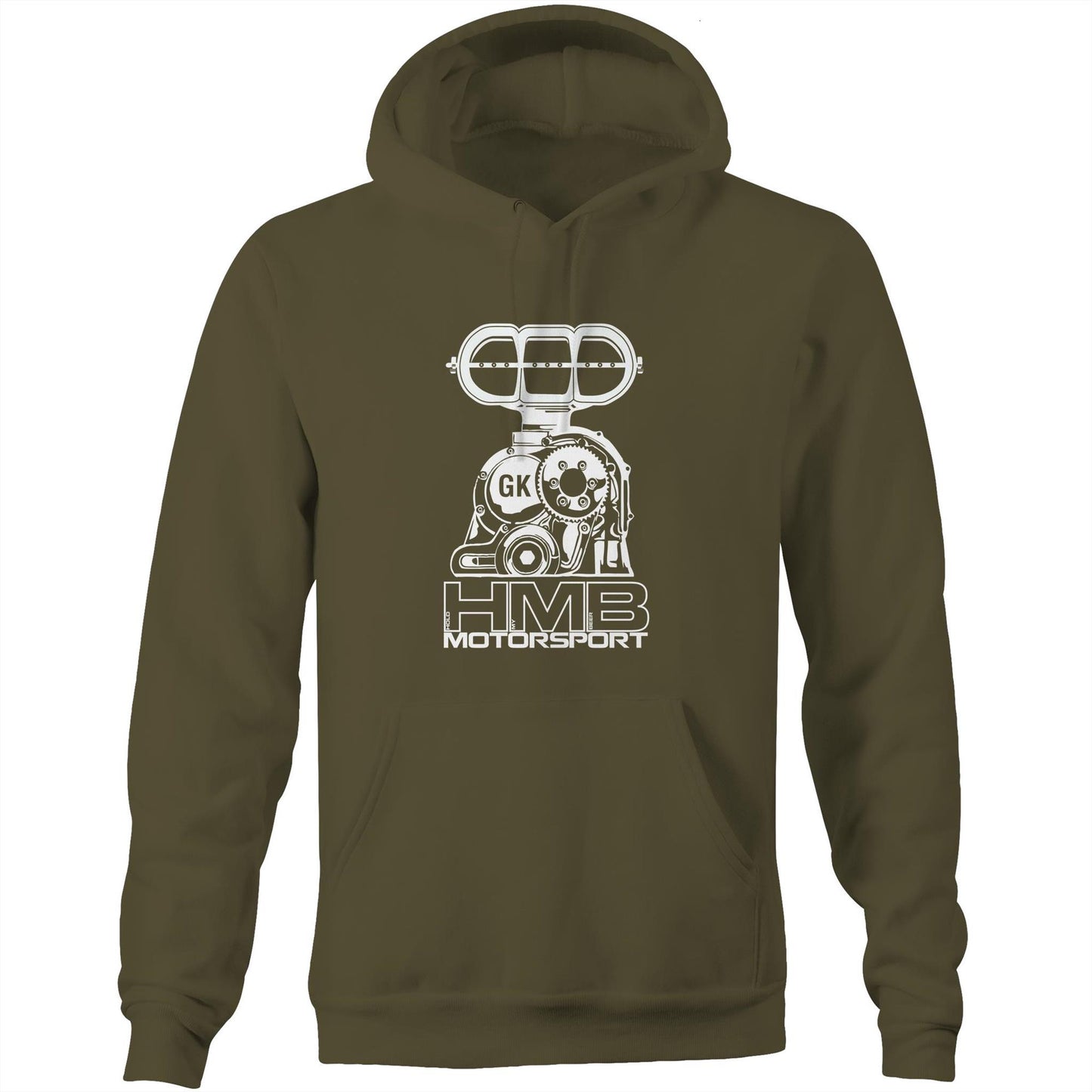 HMB Original Blown - AS Colour Stencil - Pocket Hoodie Sweatshirt