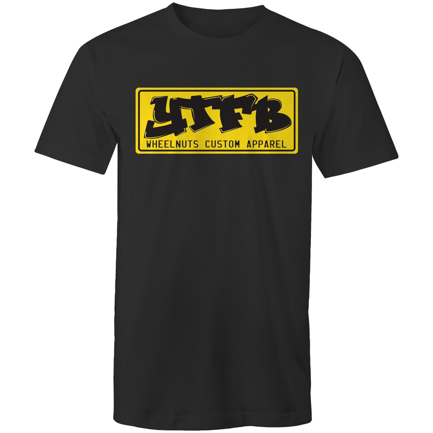 YTFB License Plate Graffiti - Front Logo Tee