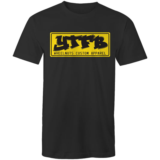 YTFB License Plate Graffiti - Front Logo Tee