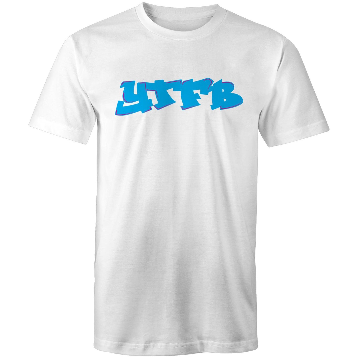 YTFB Graffiti Blue - Front Logo Tee