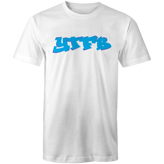 YTFB Graffiti Blue - Front Logo Tee