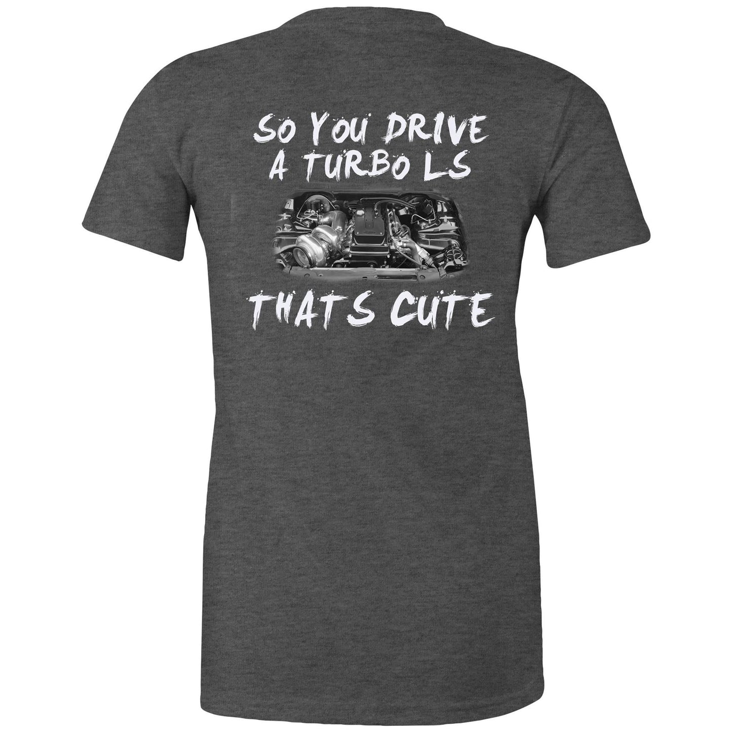 Thats Cute Barra Turbo WN Logo AS Colour Women's Tee