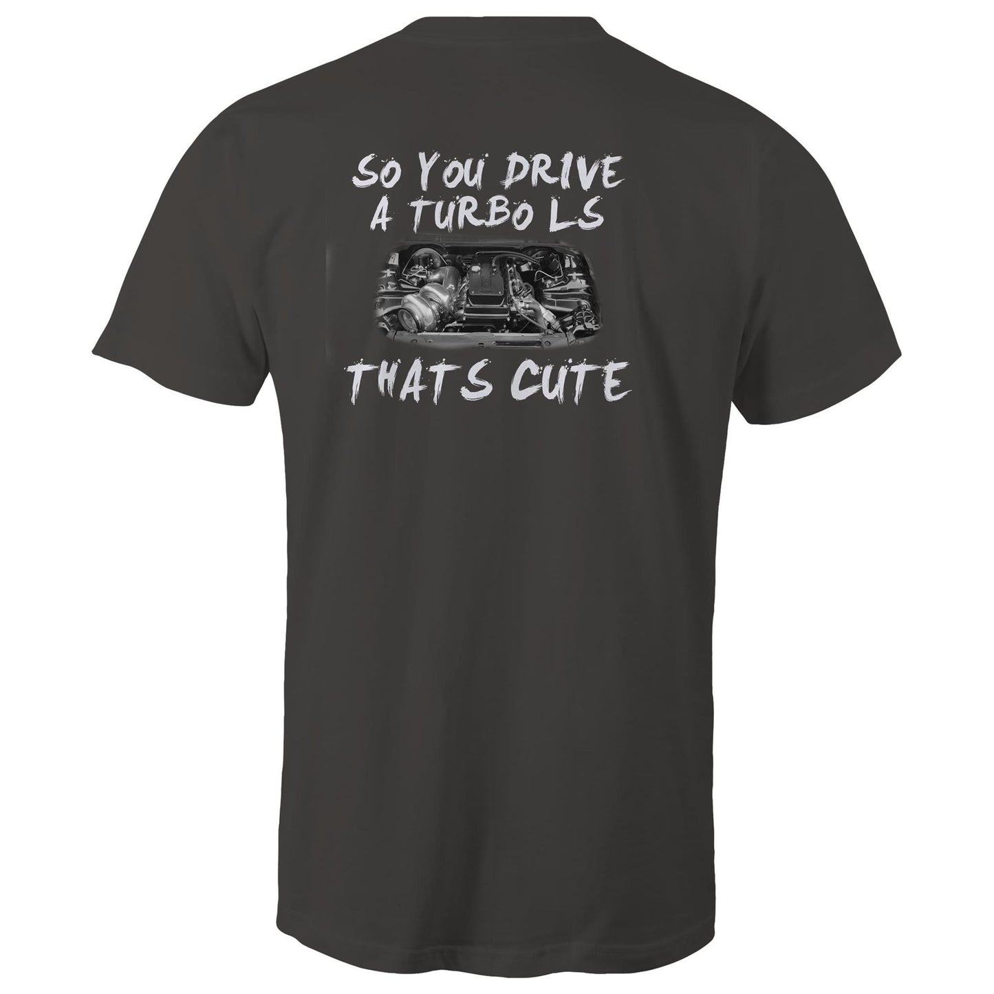 Thats Cute Barra Turbo WN Logo Small AS Colour T-Shirt
