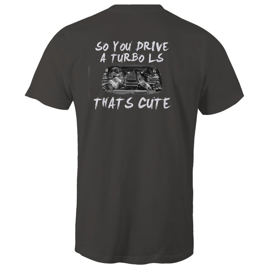 Thats Cute Barra Turbo WN Logo Small AS Colour T-Shirt