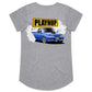Playnup LS Skid Ute AS Colour Womens Scoop Neck T-Shirt