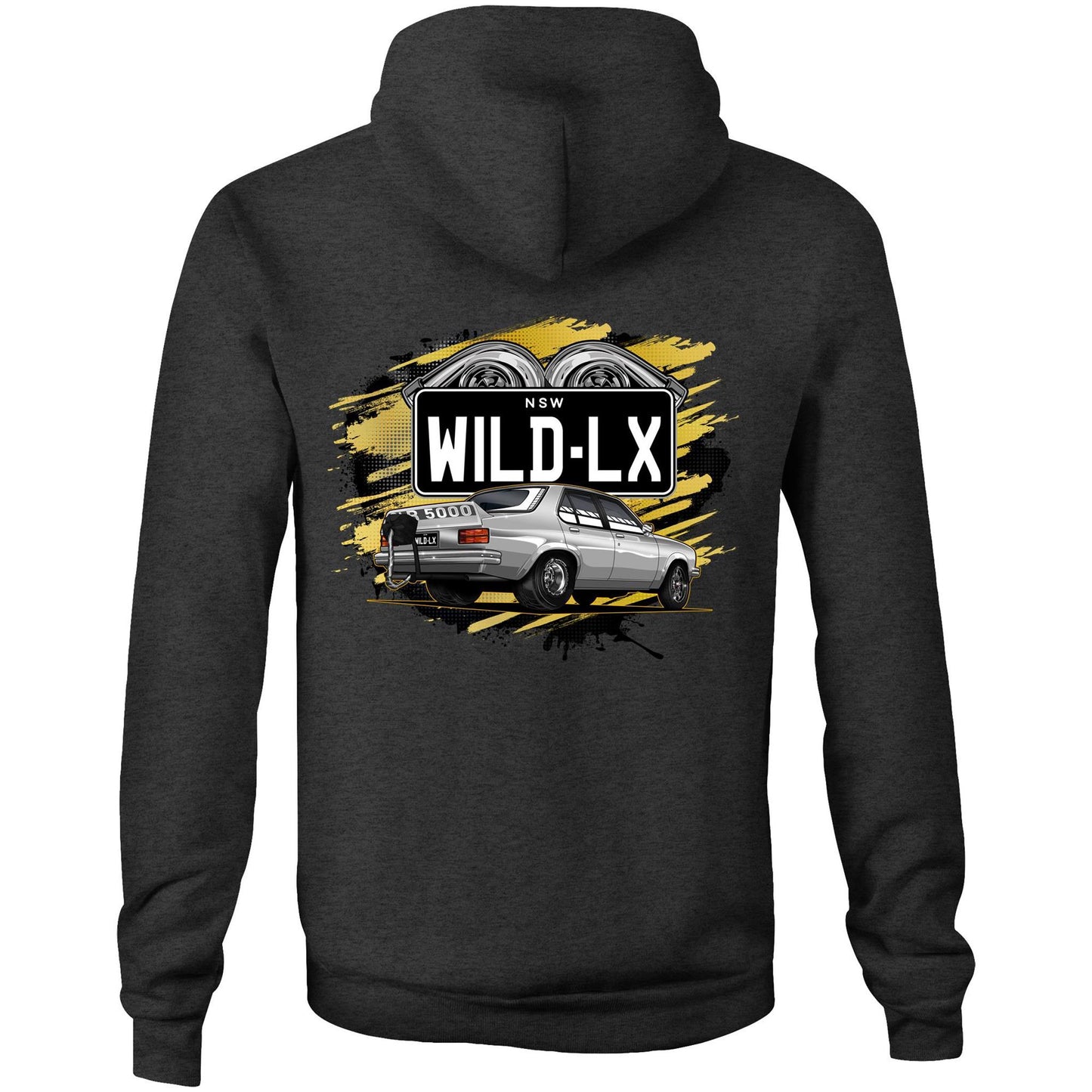TORANA TT WILD LX AS Colour Stencil Hoodie