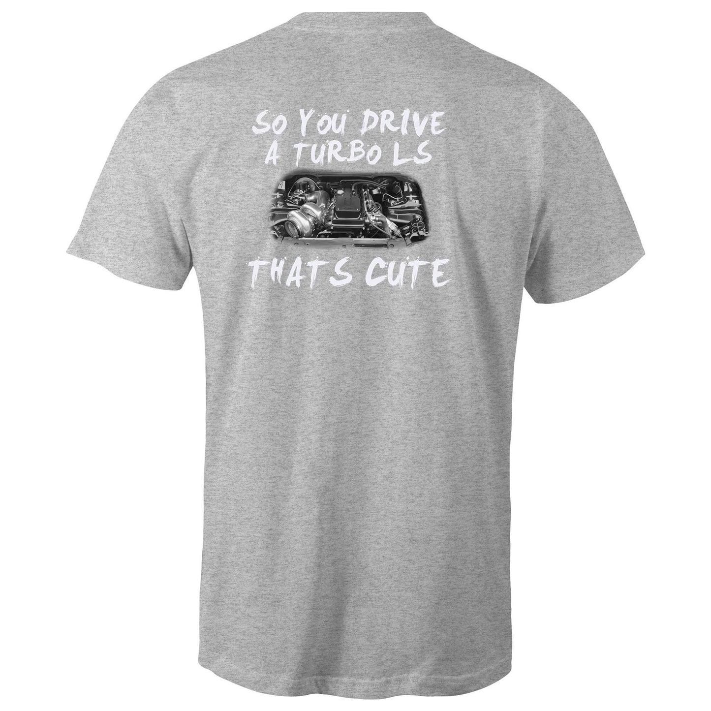 Thats Cute Barra Turbo WN Logo Small AS Colour T-Shirt