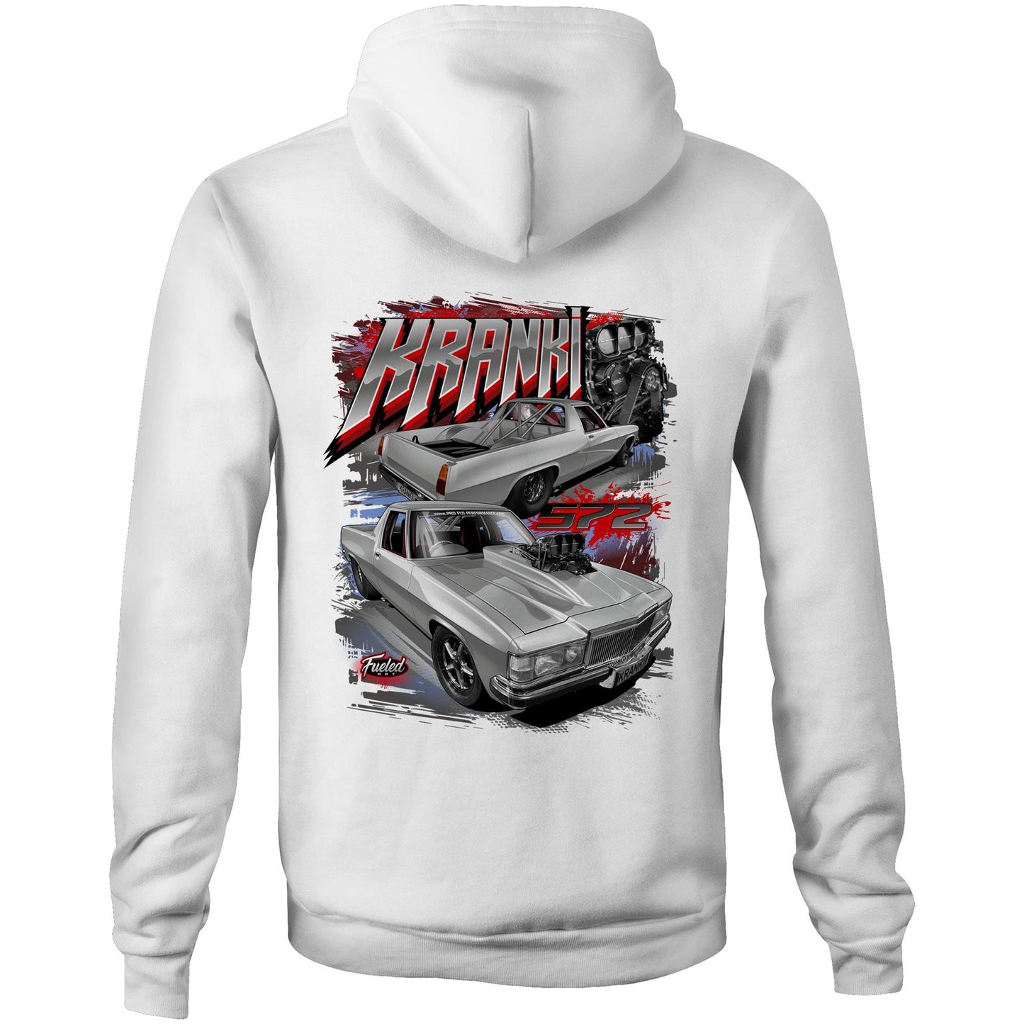 Kranki 572 AS Colour Stencil - Pocket Hoodie Sweatshirt