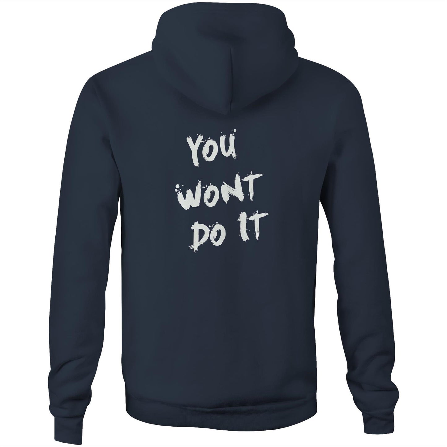 You Wont Do It White WN Logo Drag Car AS Colour Stencil Hoodie