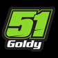 Goldy 51 Vinyl Sticker