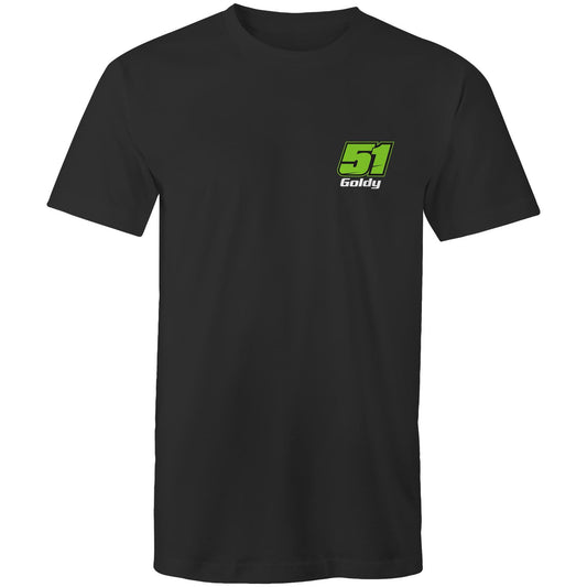 Goldy 51 Don't Be Weak Send The C@nt Double AS Colour Tee