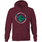 HMB Send It Green Blue AS Colour Stencil  Hoodie