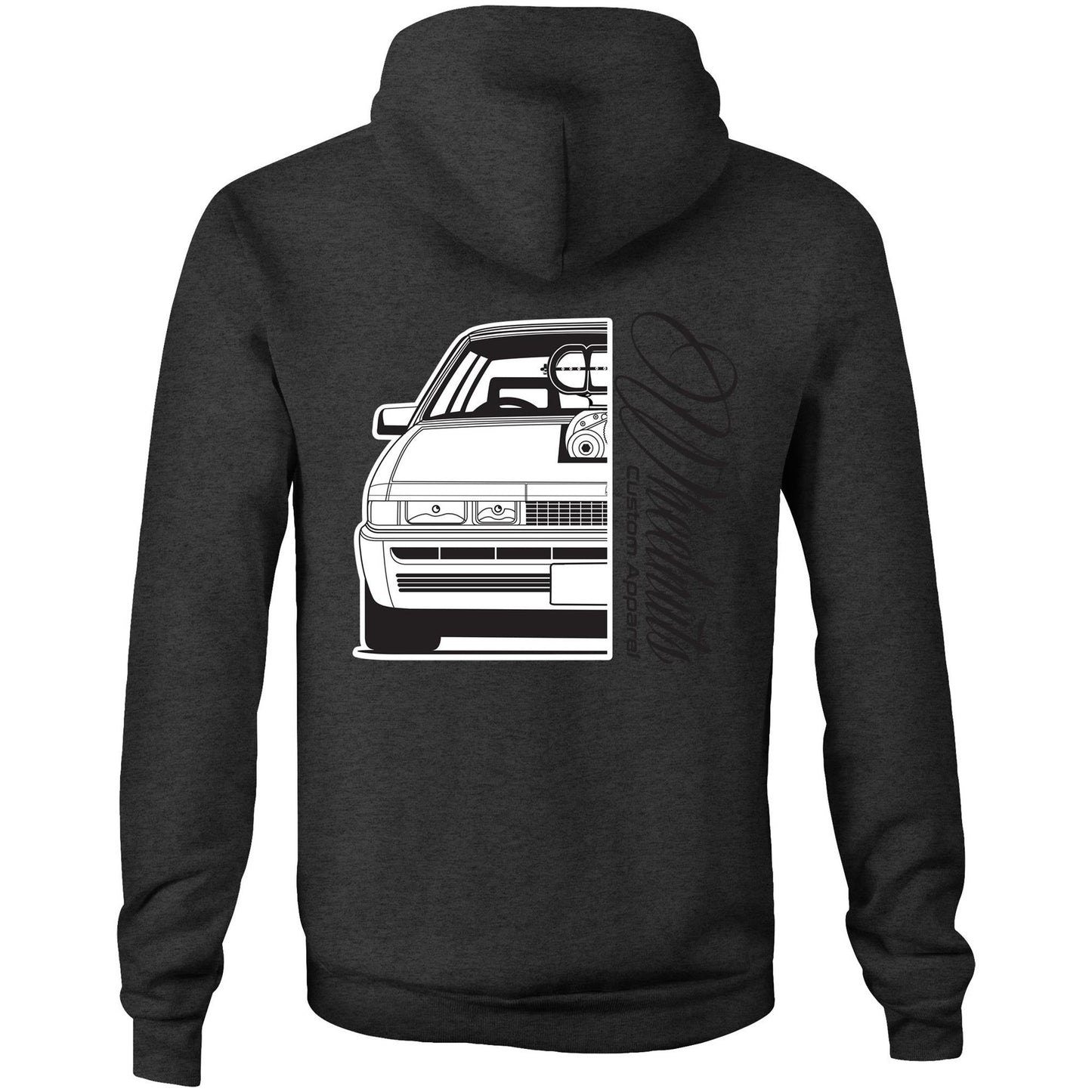 VL Calais Blown AS Colour Stencil - Pocket Hoodie Sweatshirt