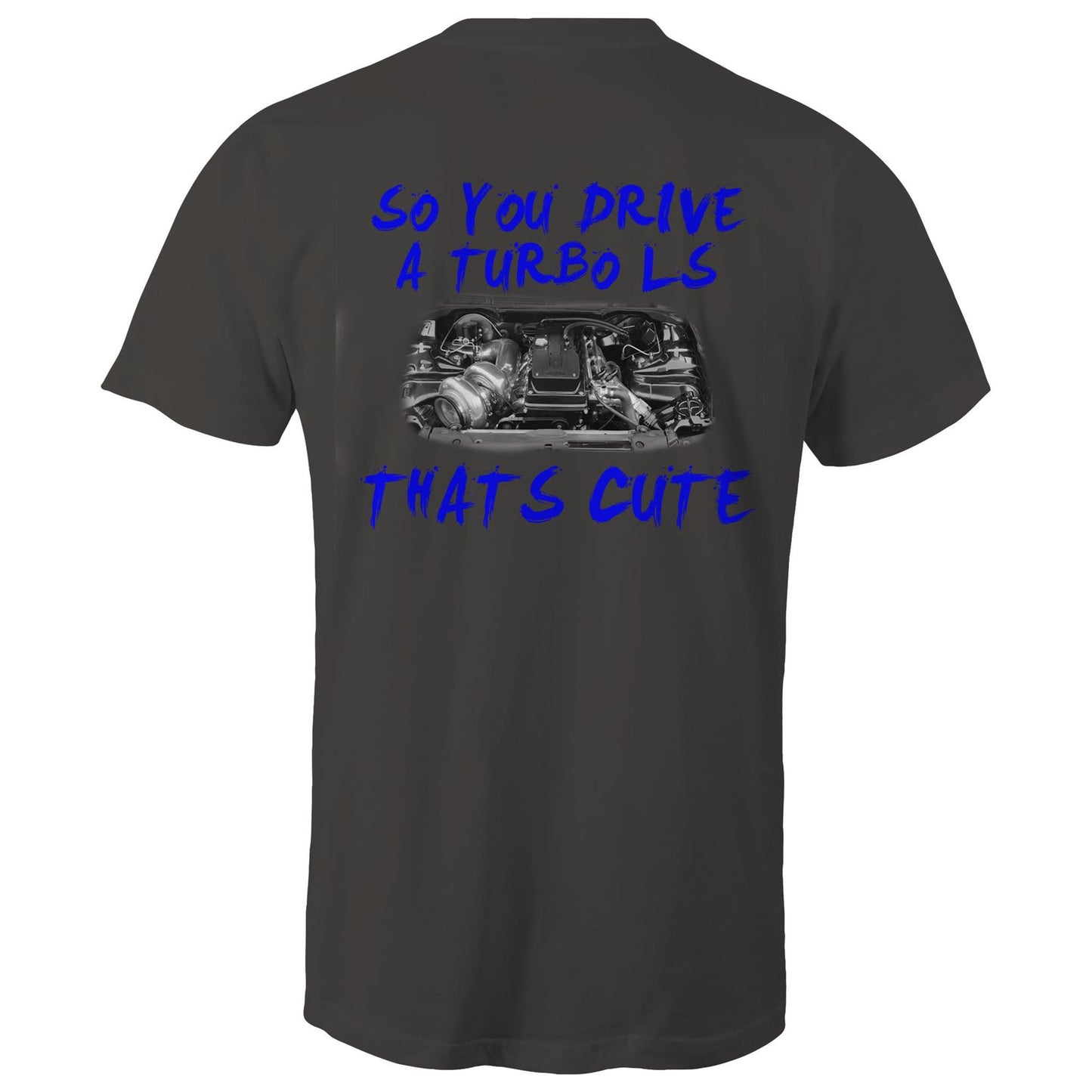 Barra Turbo Thats Cute Blue WN Classic Logo AS Colour Mens T-Shirt