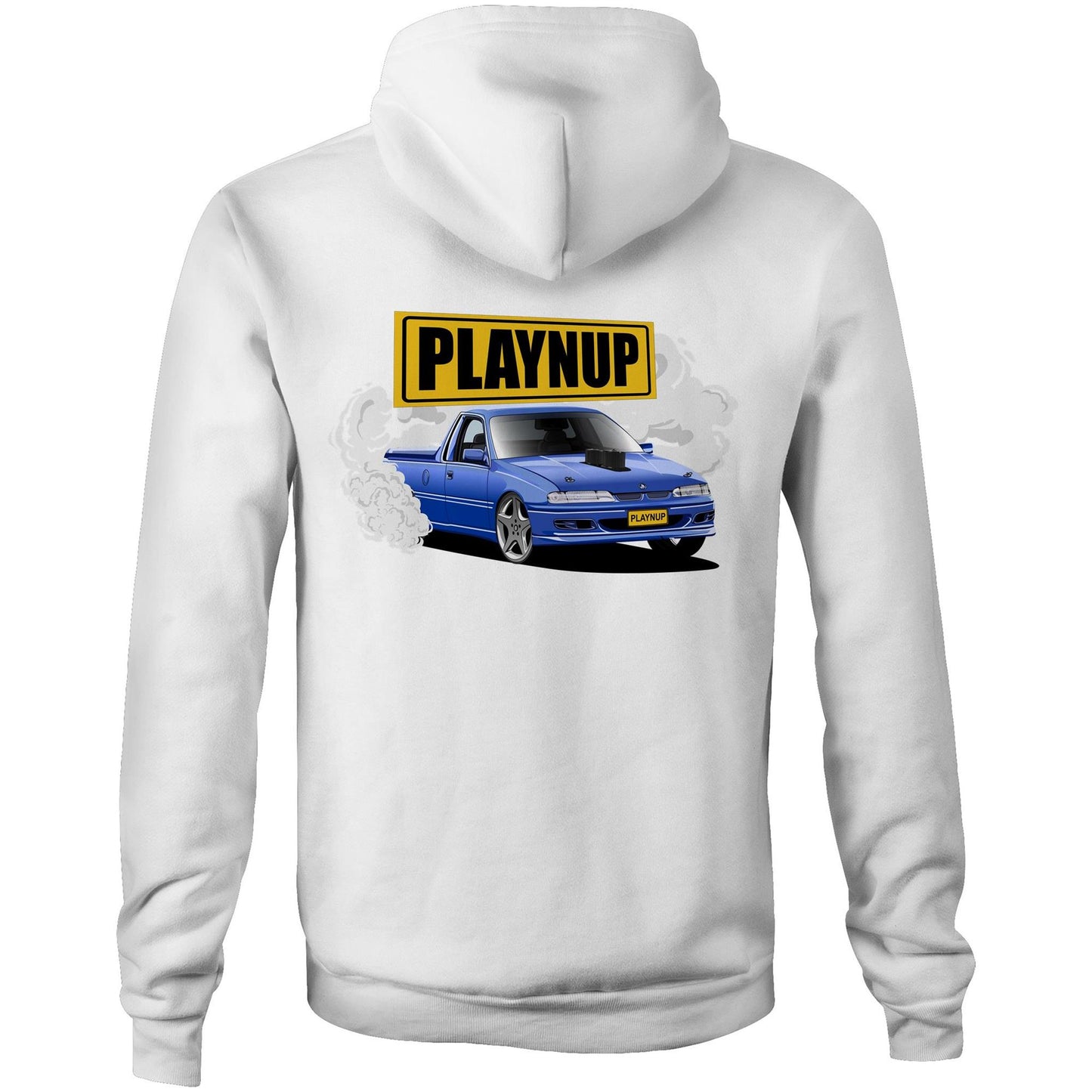 Playnup LS Skid Ute 2 Sides AS Colour Stencil Hoodie