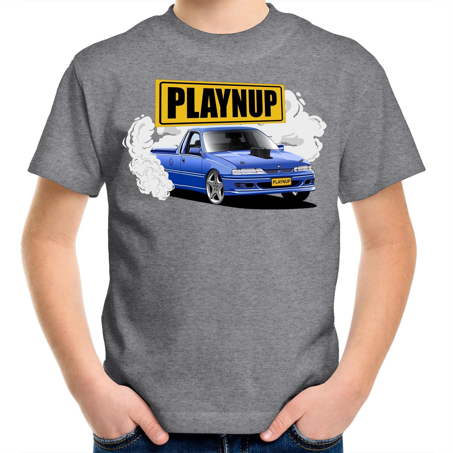 Playnup LS Skid Ute AS Colour Kids T-Shirt