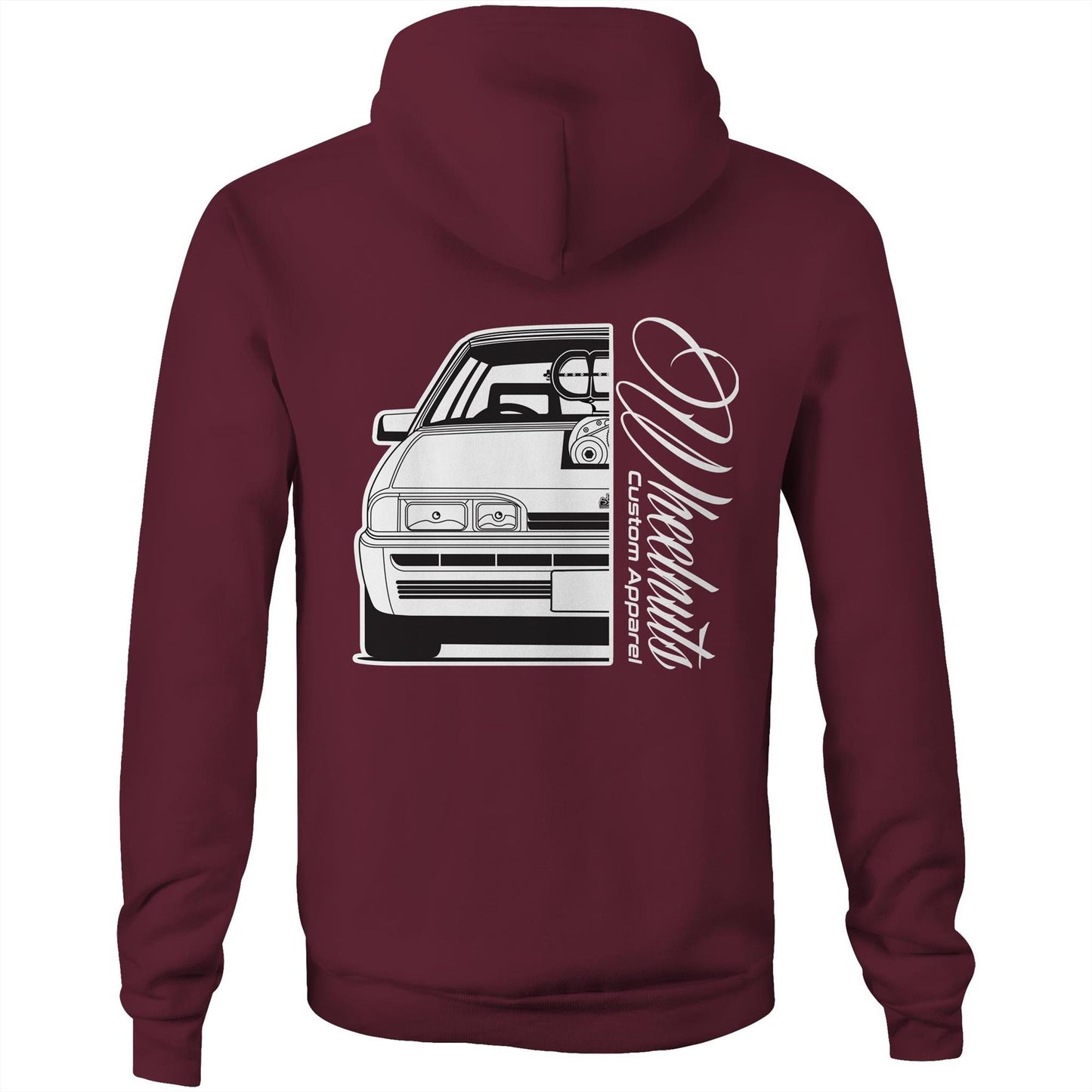 VL Blown AS Colour Stencil - Pocket Hoodie Sweatshirt