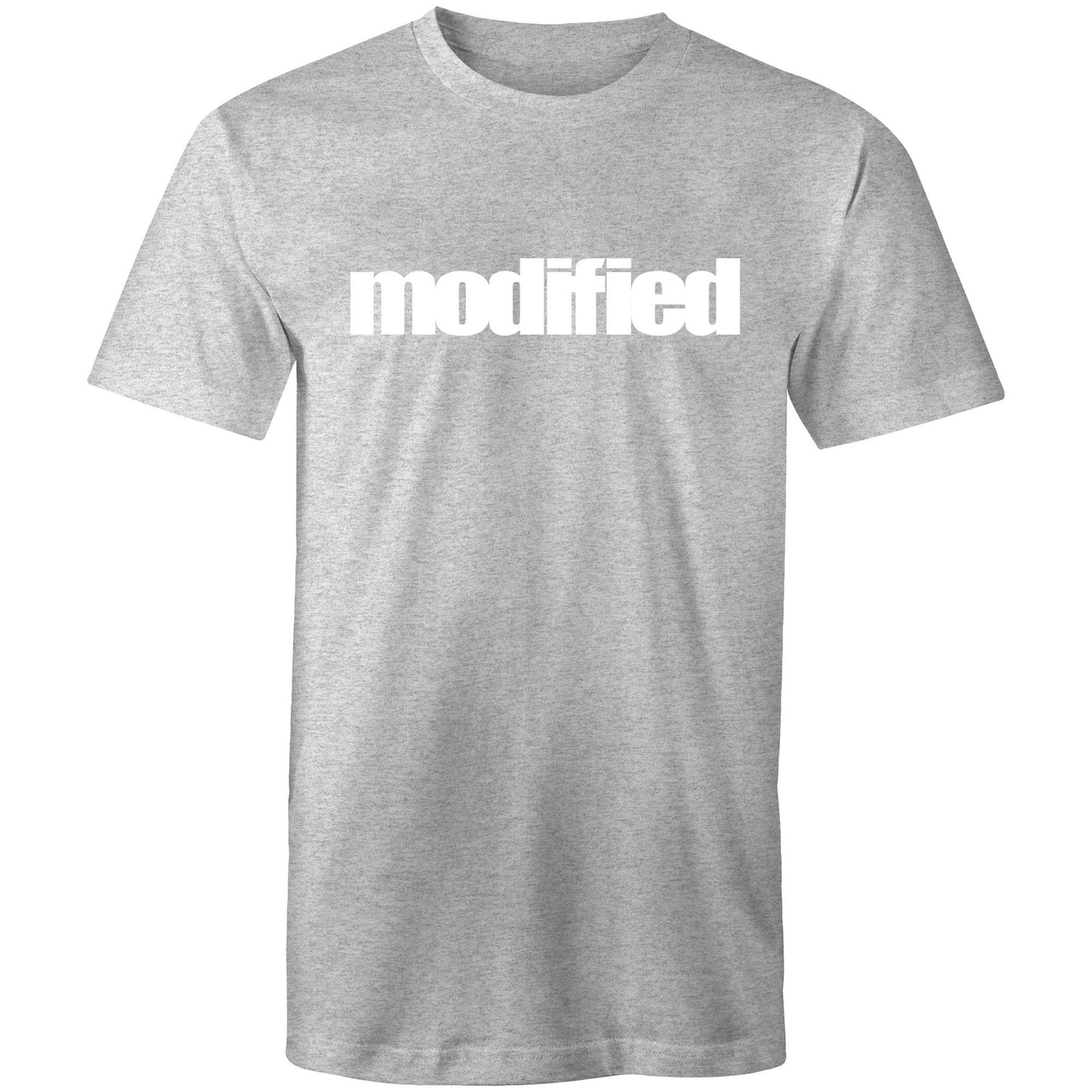 Modified White Logo Tee AS COLOUR
