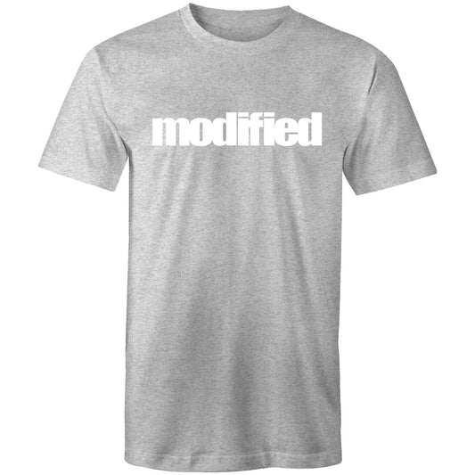 Modified White Logo Tee AS COLOUR