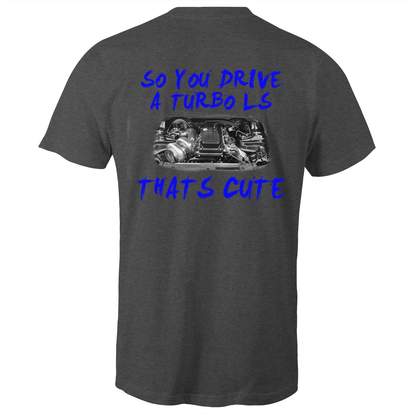 Barra Turbo Thats Cute Blue WN Classic Logo AS Colour Mens T-Shirt