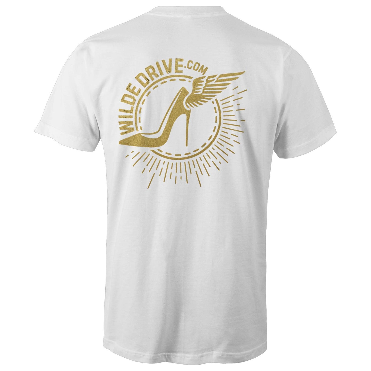 WILDE DRIVE.COM DOUBLE LOGO AS Colour Mens T-Shirt