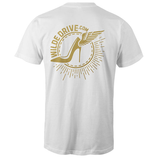 WILDE DRIVE.COM DOUBLE LOGO AS Colour Mens T-Shirt