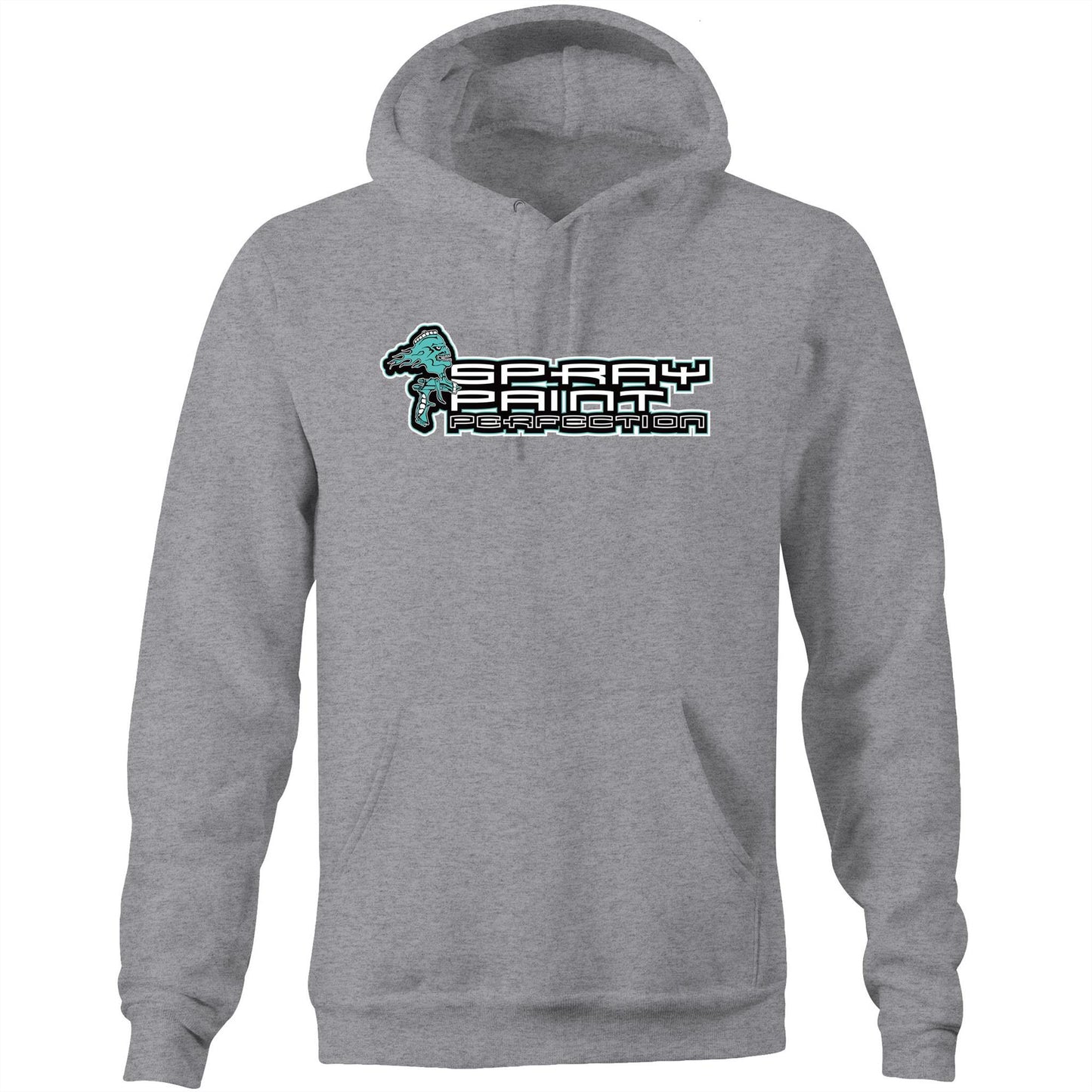 Spray Paint Perfection Double Logo AS Colour Stencil Pocket Hoodie