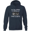 Thats Cute Barra Turbo AS Colour Stencil Hoodie