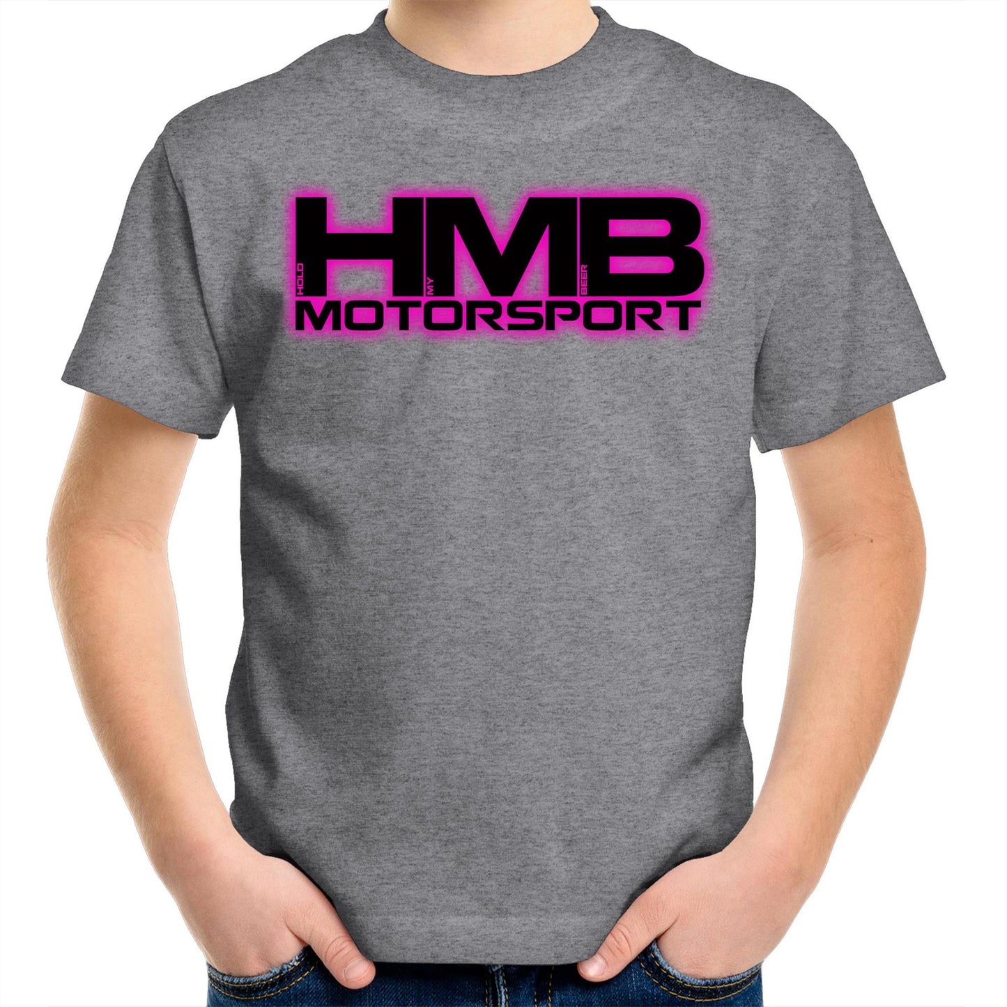 HMB Pink Logo Kids Youth Tee