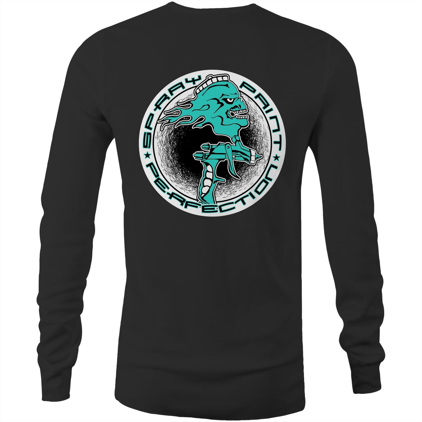 Spray Paint Perfection Double Logo AS Colour Mens Long Sleeve T-Shirt