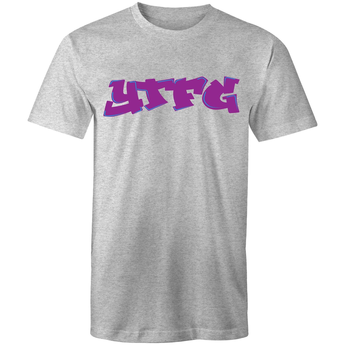 YTFG Graffiti Purple - Front Logo Tee