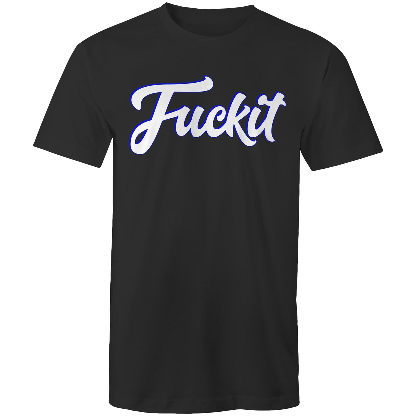 Wheelnuts FCKIT Cursive Blue Outline Tee