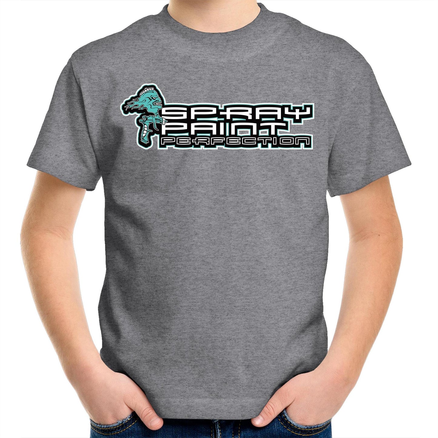 Spray Paint Perfection AS Colour Kids Youth T-Shirt