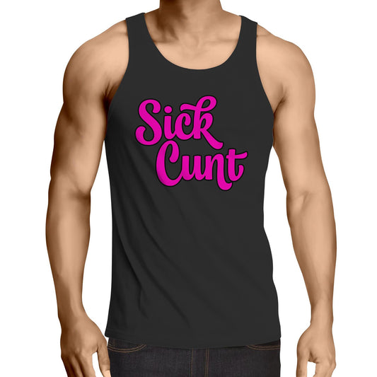 Sick Cunt AS Colour - Mens Singlet Top