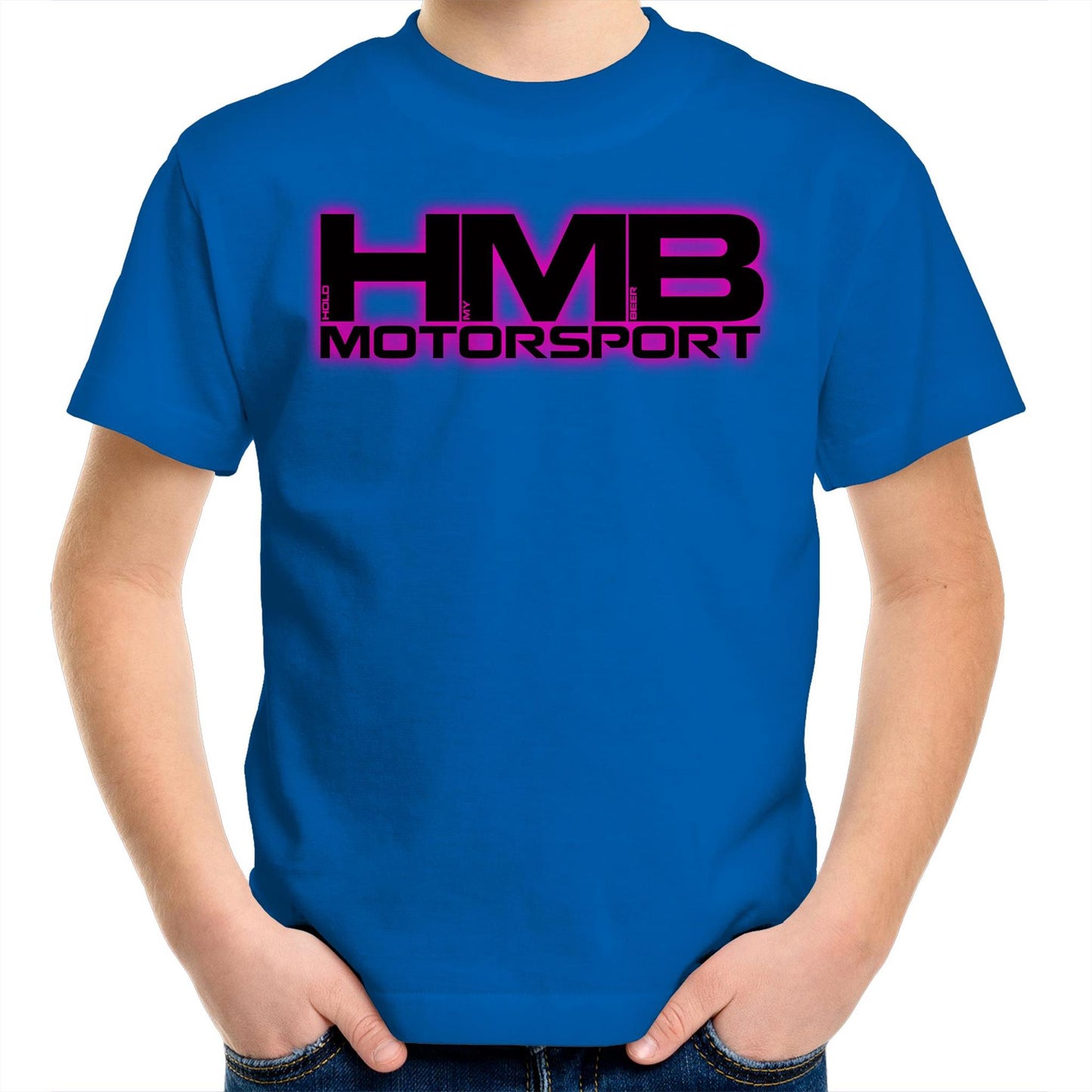 HMB Pink Logo Kids Youth Tee