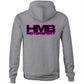 HMB Pink Double Logo AS Colour Stencil Hoodie
