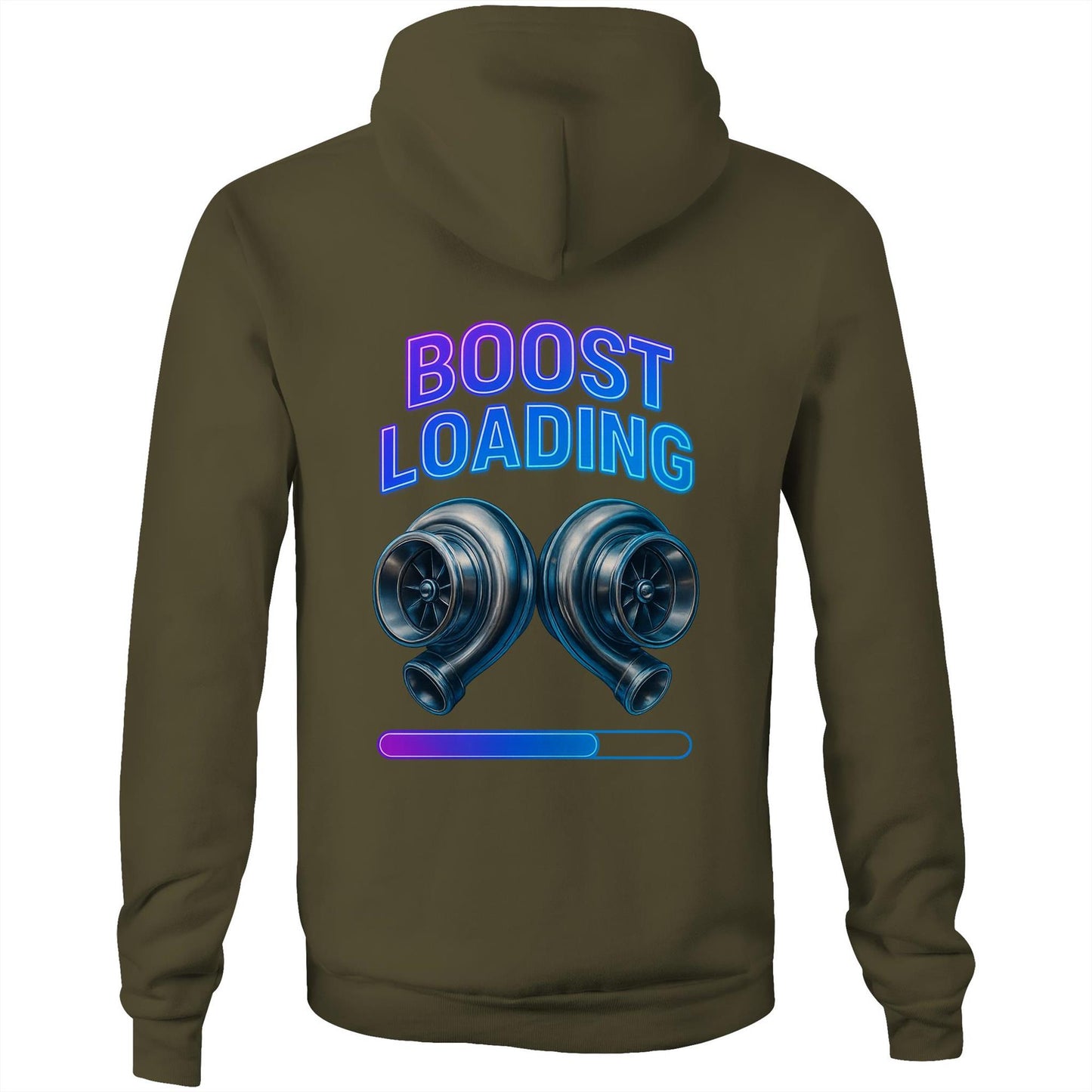 Boost Loading WN AS Colour Stencil - Pocket Hoodie Sweatshirt