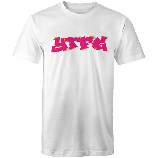YTFG Graffiti Pink - Front Logo Tee