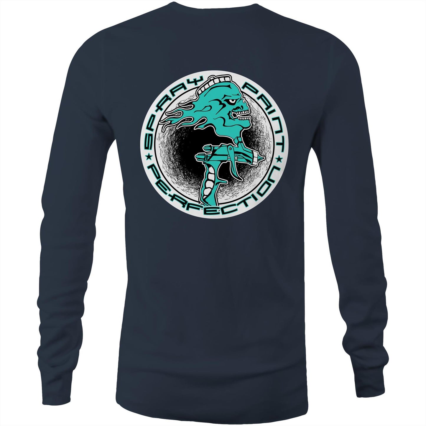 Spray Paint Perfection Double Logo AS Colour Mens Long Sleeve T-Shirt