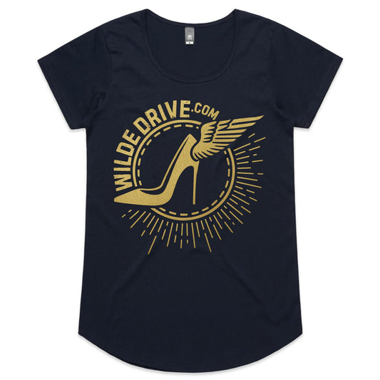WILDE DRIVE.COM FRONT AS Colour Mali - Womens Scoop Neck T-Shirt